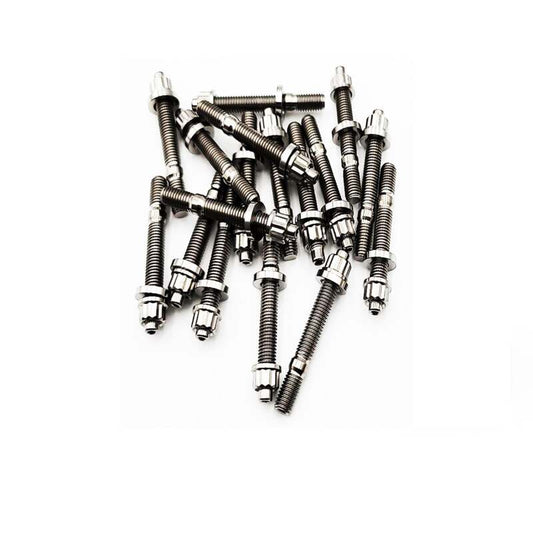 BLOX Racing Xtreme Titanium Intake/Exhaust Manifold Studs Raw 65mm 9-Piece Kit BXFL-00309-9-TI BXFL-00309-9-TI