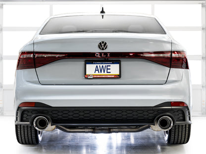 AWE 22-25 Volkswagen Jetta GLI Track Edition Exhaust - Chrome Silver Tips