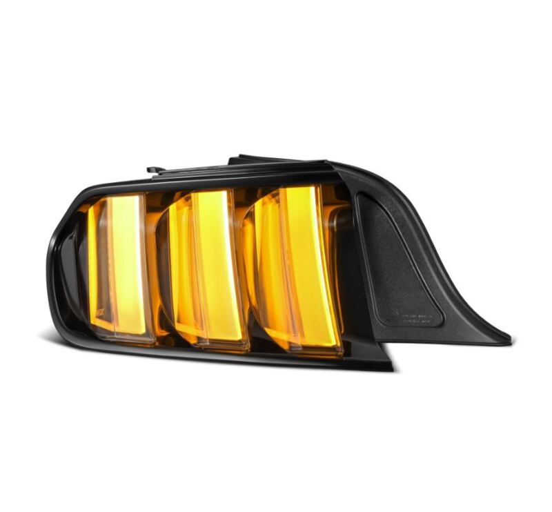 AlphaRex 655020 15-23 Ford Mustang NOVA-Series Prismatic LED Tail Lights Black-Clear