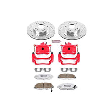 Load image into Gallery viewer, Power Stop 06-11 Honda Civic Front Z26 Street Warrior Brake Kit w/Calipers