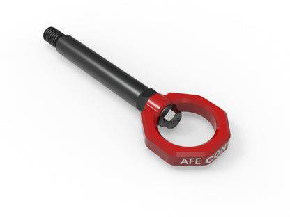 aFe CONTROL Front / Rear Tow Hook BMW M2 (G87) 23-25 L6-3.0L (tt) S58 - 450-502004-R - Red