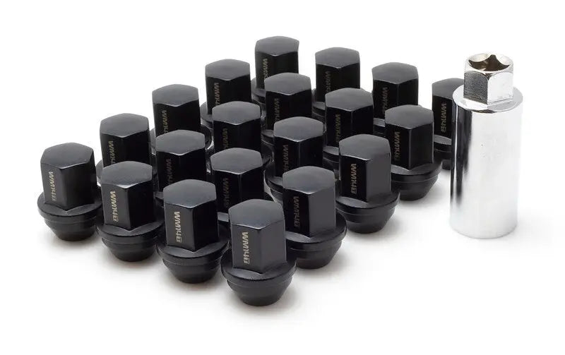 Wheel Mate WM14T Closed End Lug Nuts - QTY 20/Black Wheel Mate