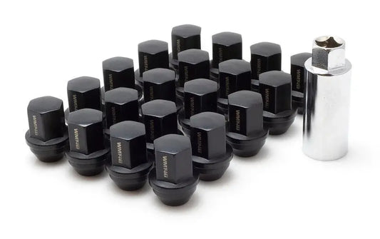 Wheel Mate WM14T Closed End Lug Nuts - QTY 20/Black Wheel Mate