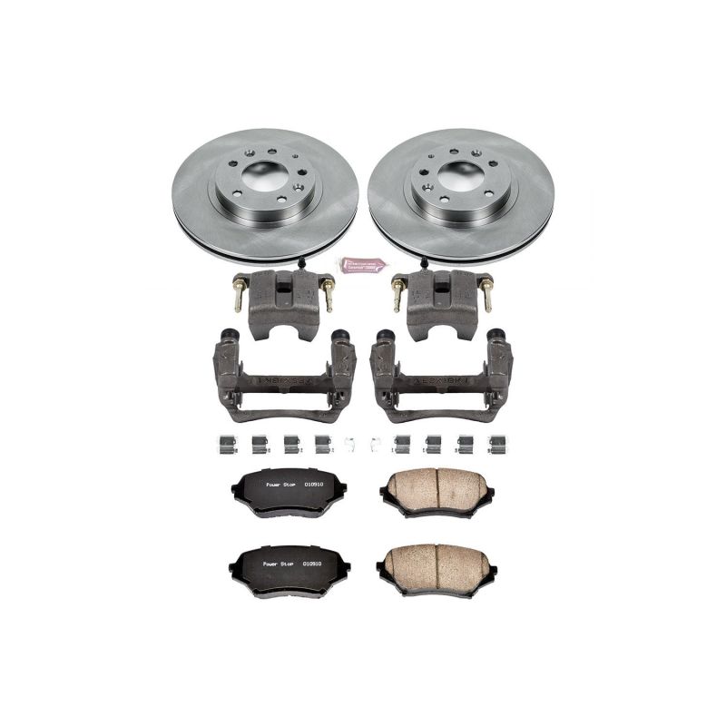 Power Stop 06-15 Mazda MX-5 Miata Front Autospecialty Brake Kit w/Calipers PowerStop
