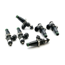 Load image into Gallery viewer, DeatschWerks Set of 6 High Impedance 2400cc Injectors for Toyota Supra TT 93-98 Top Feed Conversion