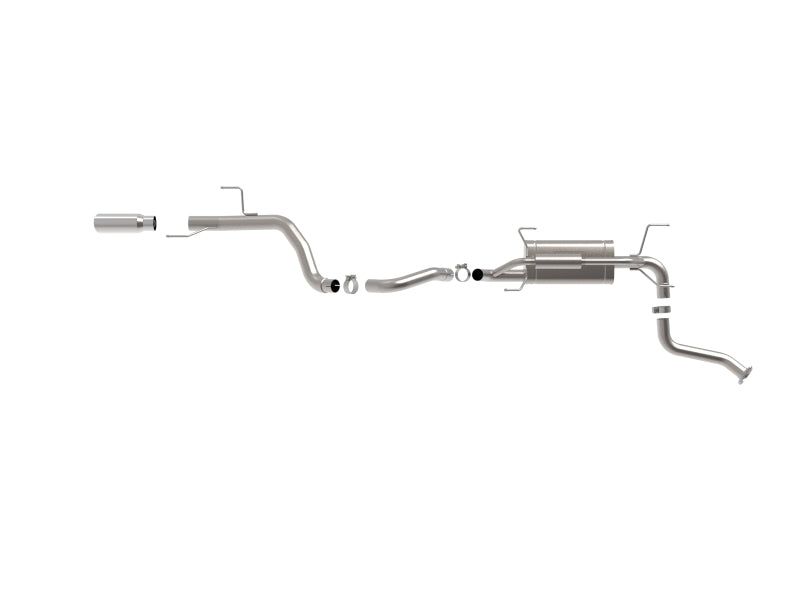 aFe Takeda 2-1/2 IN 304 Stainless Steel Cat-Back Exhaust System w/ Polished Tip - 49-36631-P