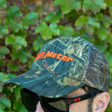 Load image into Gallery viewer, Autometer Hat Mesh Black w/ Velcro Hunting Camo Blaze Orange