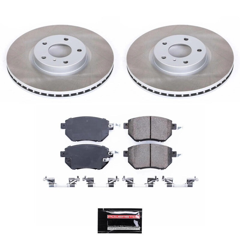 Power Stop 06-07 Nissan Murano Front Semi-Coated Rotor Kit PowerStop