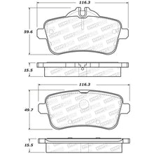 Load image into Gallery viewer, StopTech Premium Ceramic Front Brake Pads - 308.16302