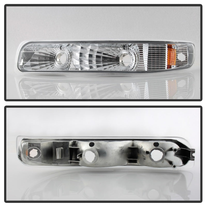 Xtune Chevy Silverado 99-02 / Chevy Suburban/TahOE 00-06 Amber Bumper Lights Euro CBL-JH-CS99-AM-E SPYDER