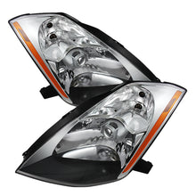 Load image into Gallery viewer, Xtune Nissan 350Z 03-05 (Hid Model Only) Crystal Headlights Chrome HD-JH-N350Z-HID-C SPYDER