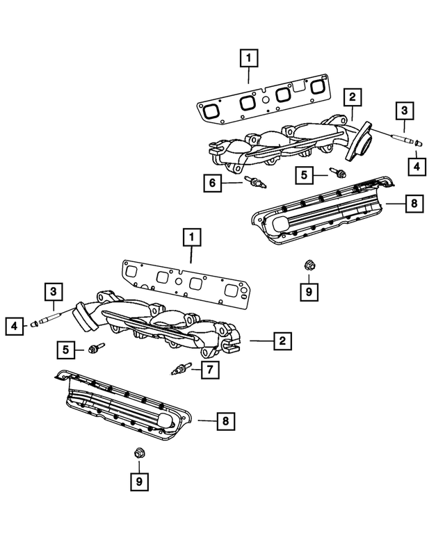 Genuine OEM Mopar Bolt Hex Flange Head (6510140AA) X1