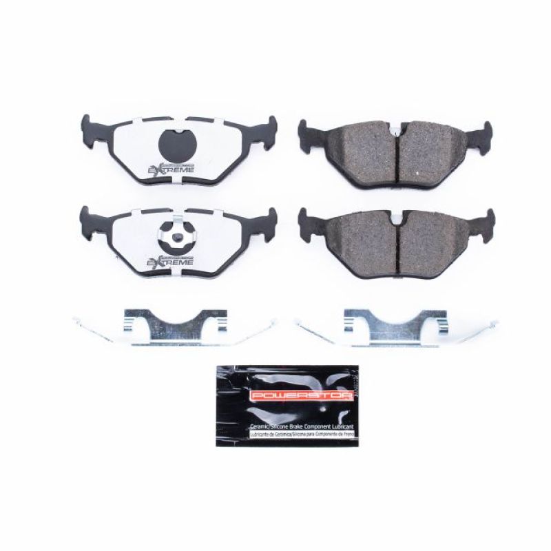 Power Stop 91-98 BMW 318i Rear Z26 Extreme Street Brake Pads w/Hardware PowerStop