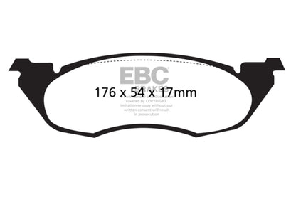 EBC YellowStuff Front Brake Pads - DP41632R EBC