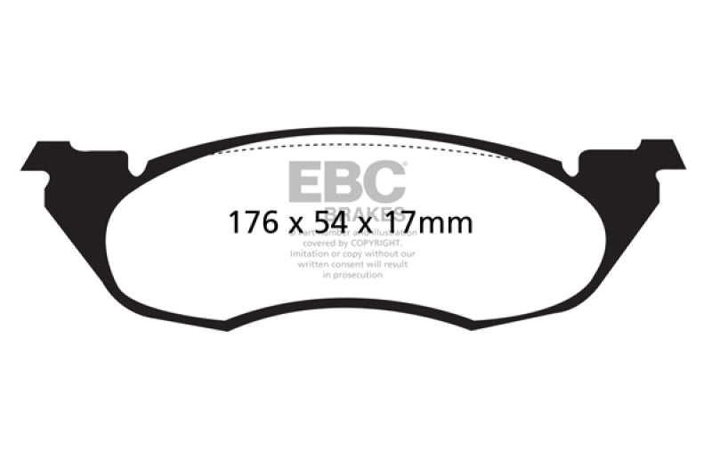 EBC YellowStuff Front Brake Pads - DP41632R