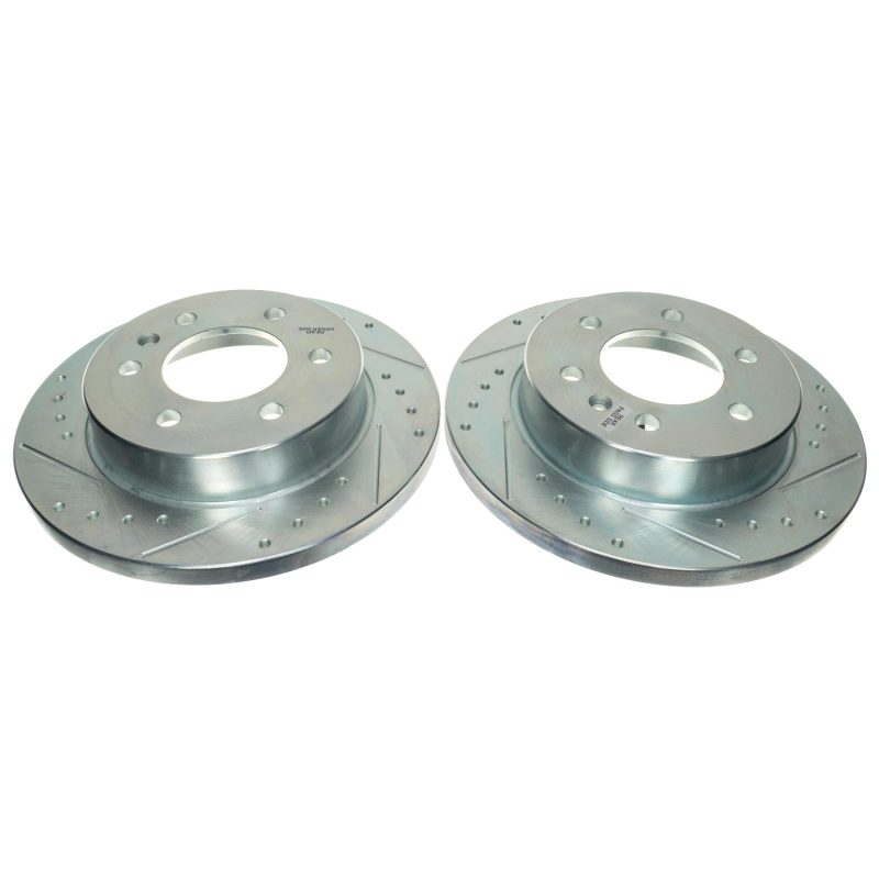 Power Stop 19-21 Mercedes-Benz Sprinter 2500 Rear Drilled & Slotted Rotor (Pair) PowerStop