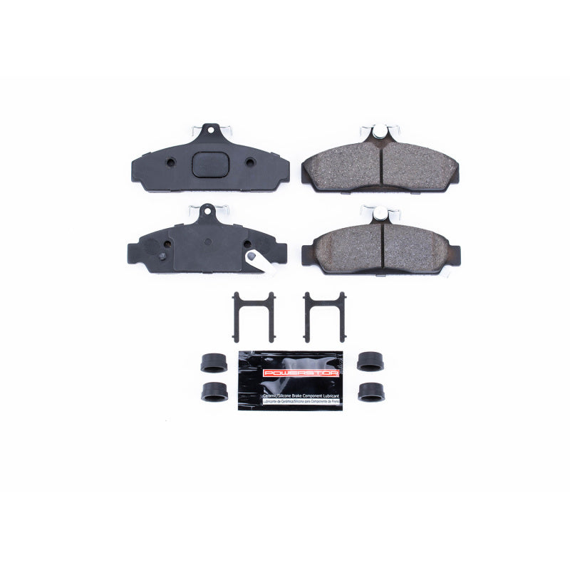 Power Stop 84-87 Chevrolet Corvette Front Z23 Evolution Sport Brake Pads w/Hardware PowerStop