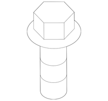 Load image into Gallery viewer, OEM HONDA (8x40mm) FLANGE BOLT (95701-0804008) X1