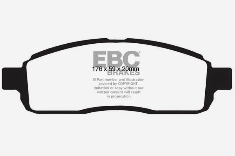 EBC YellowStuff Front Brake Pads - DP41843R EBC
