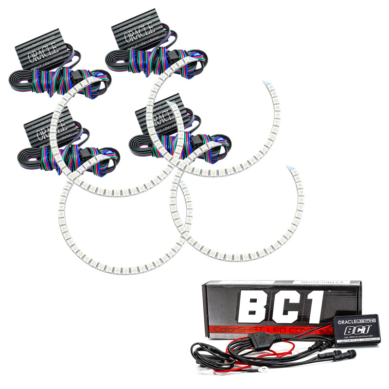 Oracle BMW X3 04-09 Halo Kit - ColorSHIFT w/ BC1 Controller ORACLE Lighting