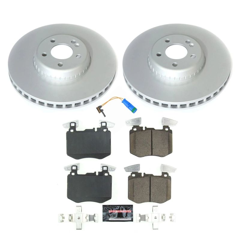 Power Stop 2019 Mercedes-Benz GLC300 Front Z17 Evolution Geomet Coated Brake Kit PowerStop