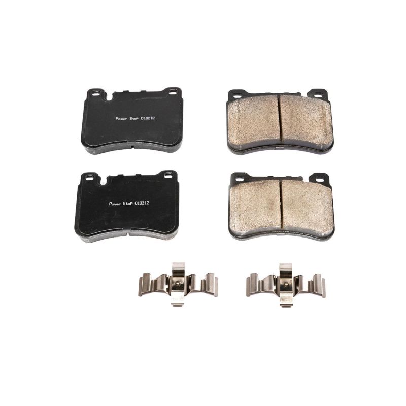 Power Stop 05-07 Mercedes-Benz C230 Front Z17 Evolution Ceramic Brake Pads w/Hardware PowerStop