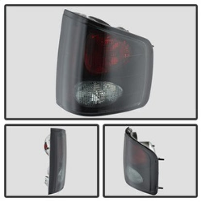 Spyder Chevy S10 94-04/Isuzu Hombre 96-00 Euro Tail Lights Blk Smke ALT-YD-CS1094-BSM SPYDER