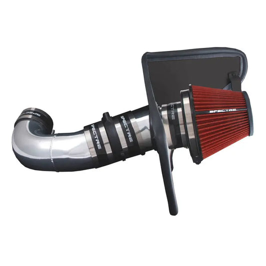 Spectre 08-09 Pontiac G8 V8-6.0L F/I Air Intake Kit - Clear Anodized w/Red Filter Spectre