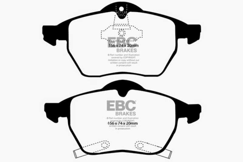 EBC GreenStuff Front Brake Pads - DP21187