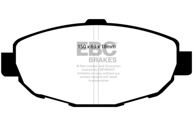 EBC RedStuff Front Brake Pads - DP31007C EBC