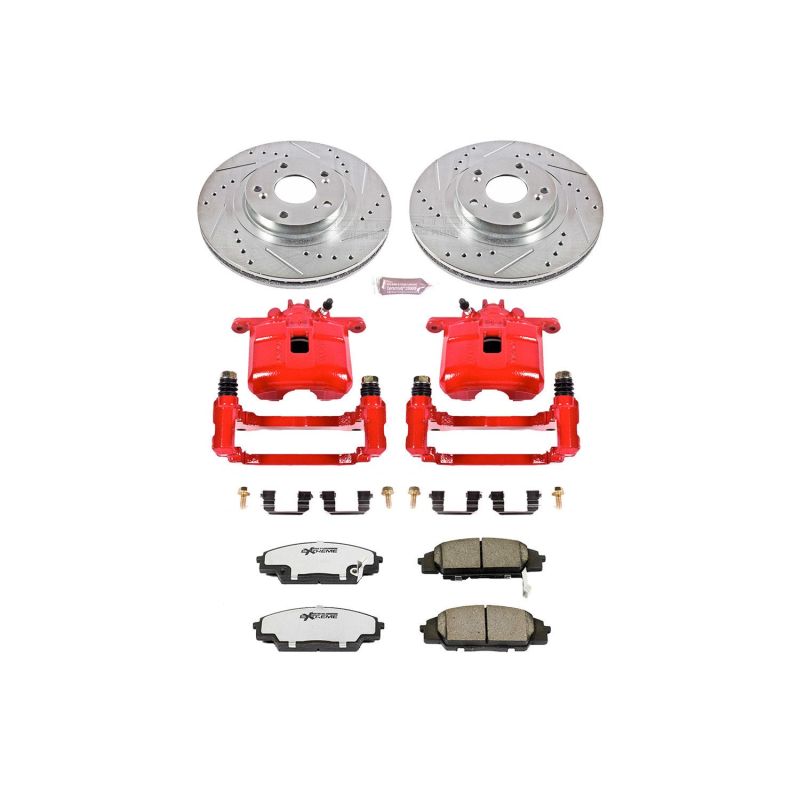 Power Stop 02-06 Acura RSX Front Z26 Street Warrior Brake Kit w/Calipers PowerStop