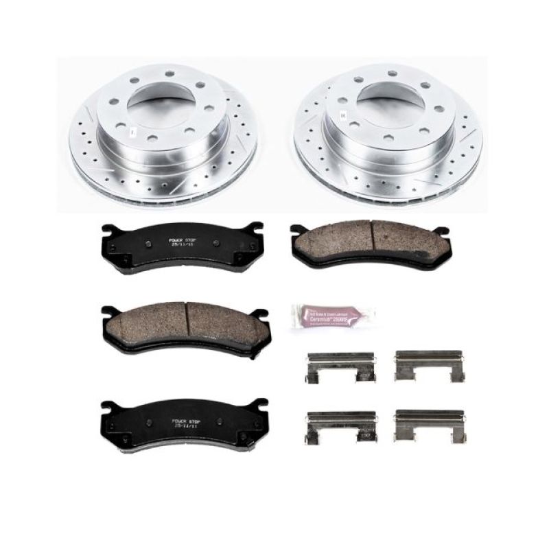 Power Stop 2003 Chevrolet Silverado 1500 HD Rear Z23 Evolution Sport Brake Kit PowerStop