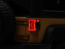 Load image into Gallery viewer, Raxiom 07-18 Jeep Wrangler JK Axial Series JL Style LED Tail Lights- BlkHousing- Red Lens