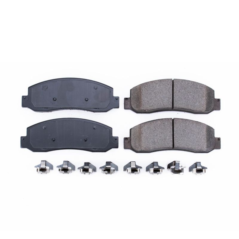 Power Stop 05-08 Ford F-250 Super Duty Front Z17 Evolution Ceramic Brake Pads w/Hardware PowerStop