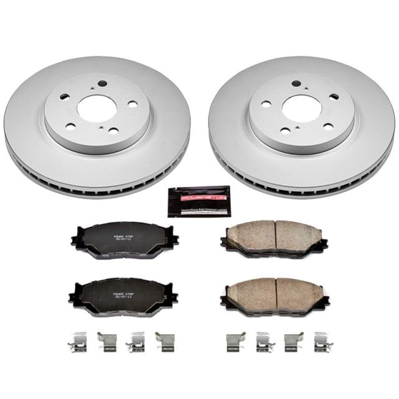 Power Stop 06-15 Lexus IS250 Front Z17 Evolution Geomet Coated Brake Kit PowerStop