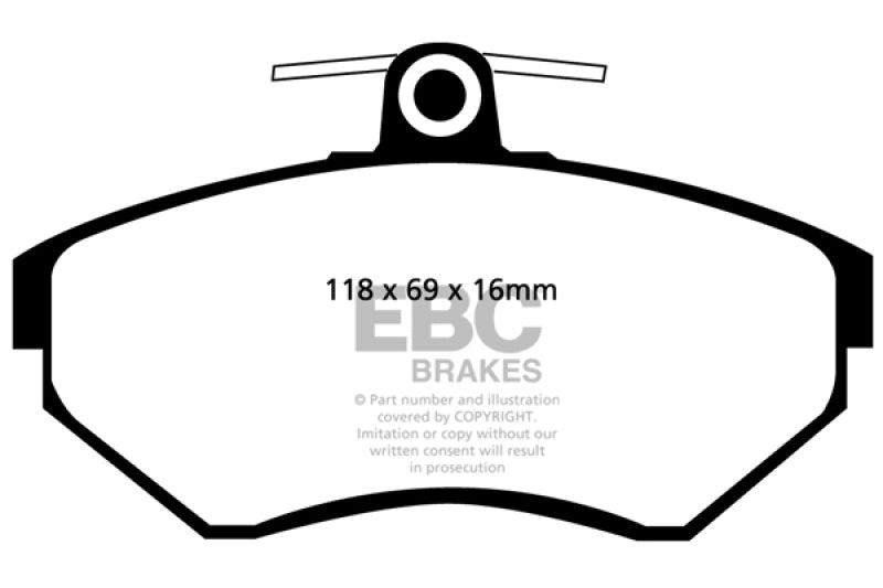 EBC Ultimax2 Front Brake Pads - UD704 EBC