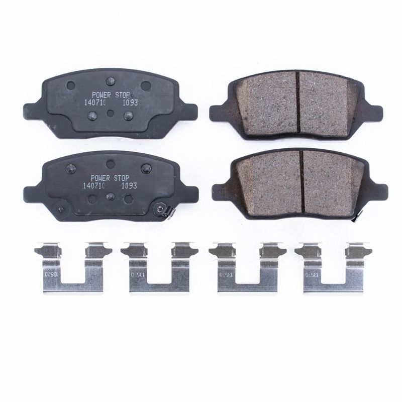Power Stop 05-07 Buick Terraza Rear Z17 Evolution Ceramic Brake Pads w/Hardware PowerStop