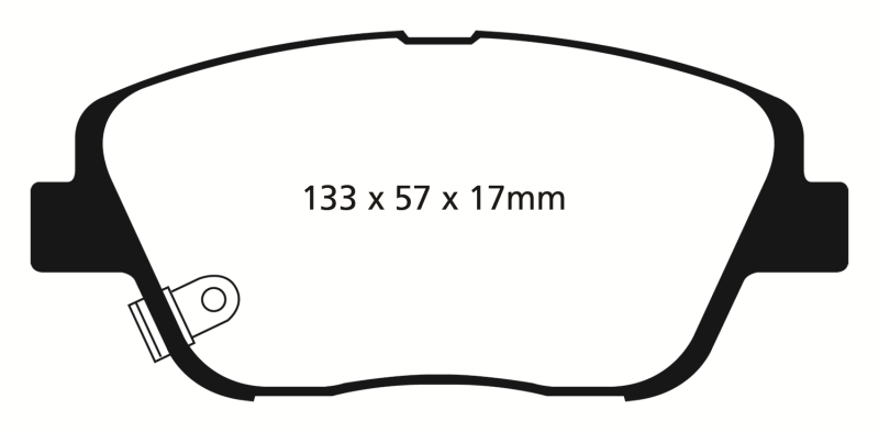 EBC YellowStuff Front Brake Pads - DP41864R