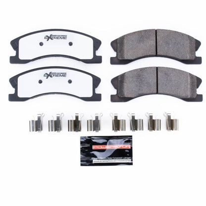 Power Stop 99-04 Jeep Grand Cherokee Front Z26 Extreme Street Brake Pads w/Hardware PowerStop