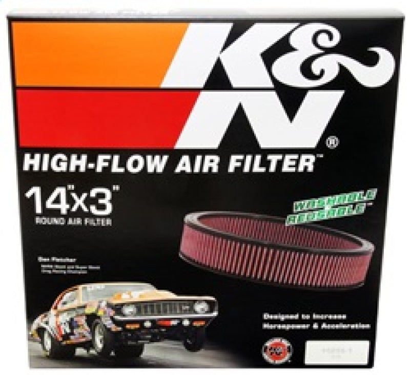 K&N Replacement Air Filter GM CARS & TRUCKS, V8, 1966-84 K&N Engineering