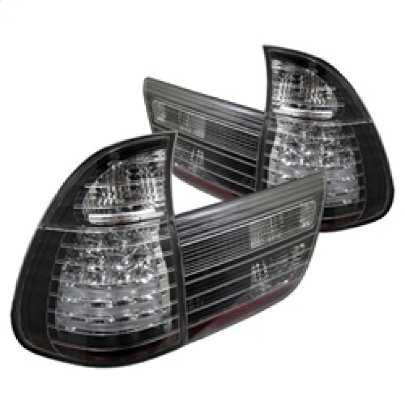 Spyder BMW E53 X5 00-06 4PCS LED Tail Lights Black ALT-YD-BE5300-LED-BK SPYDER