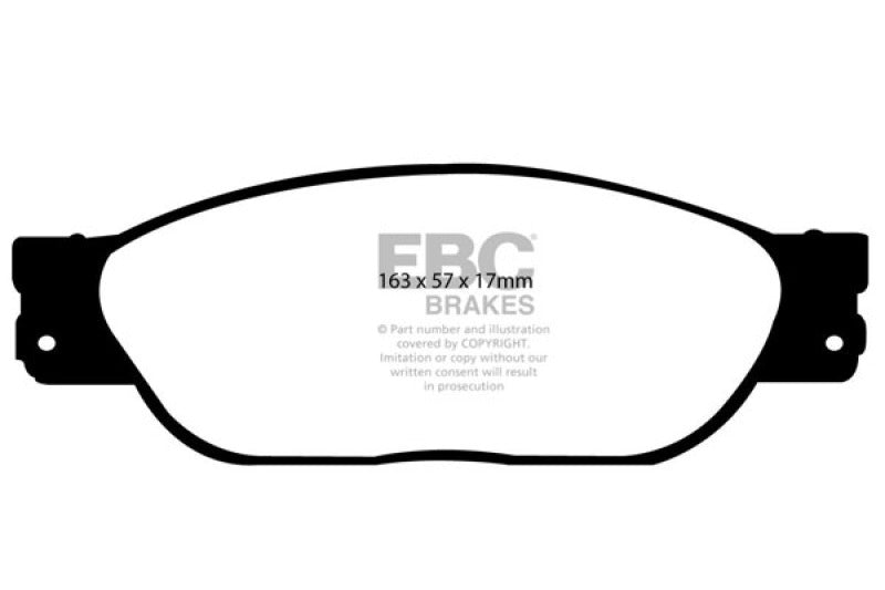 EBC YellowStuff Front Brake Pads - DP41220R EBC