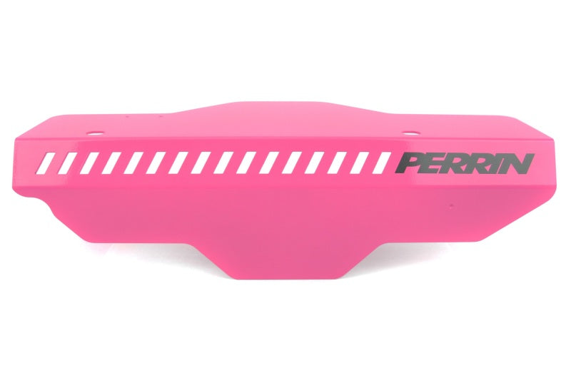 Perrin Subaru Pulley Cover (For EJ Engines) - Hyper Pink Perrin Performance