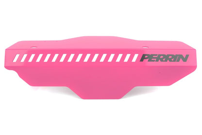 Perrin Subaru Pulley Cover (For EJ Engines) - Hyper Pink Perrin Performance