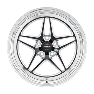 Weld S81 20x10 / 5x115 BP / 4.8in BS Black Wheel (High Pad) - Non-Beadlock