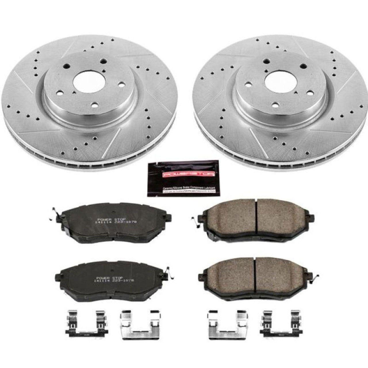 Power Stop 06-07 Subaru B9 Tribeca Front & Rear Z17 Evolution Geomet Coated Brake Kit