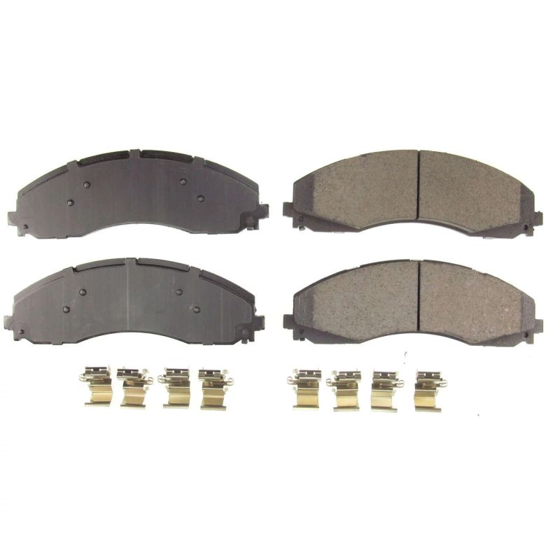 Power Stop 17-19 Ford F-450 Super Duty Rear Z17 Evolution Ceramic Brake Pads w/Hardware PowerStop