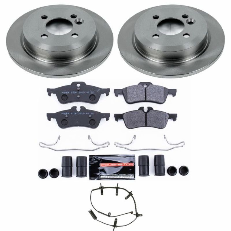Power Stop 02-06 Mini Cooper Rear Track Day SPEC Brake Kit PowerStop