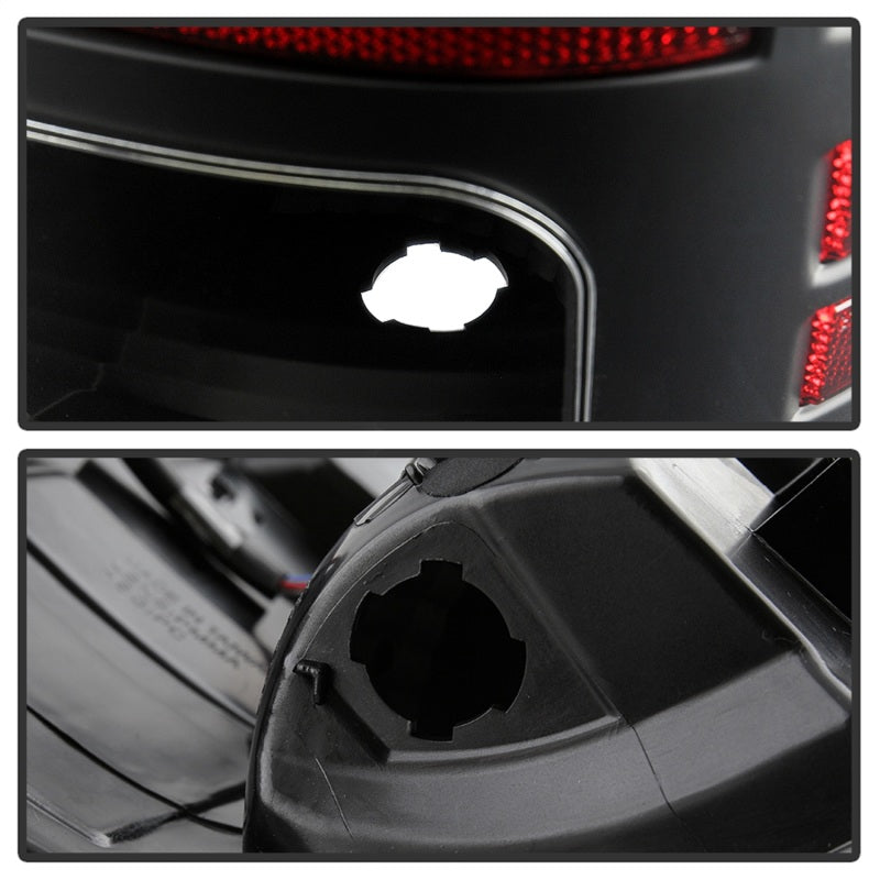 Spyder 13-18 Dodge Ram 2500/3500 LED Tail Lights LED Model Only - All Black (ALT-YD-DRAM13-LED-BKV2) SPYDER