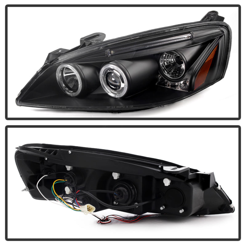 Spyder Pontiac G6 2/4DR 05-08 Projector Headlights LED Halo LED Blk PRO-YD-PG605-HL-BK SPYDER